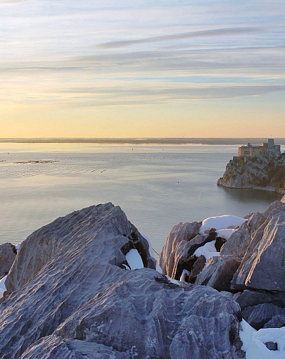 Duino Trieste white cliffs